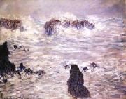 Claude Monet Storm,Coast of Belle-Ile china oil painting reproduction